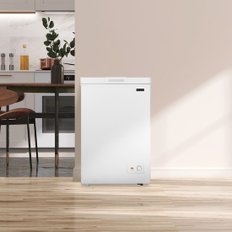 심플 100L 냉동고 화이트 미니 소형 급속 냉동 MCF-H1000W