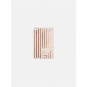 Hand Towel - Stripe Caramel