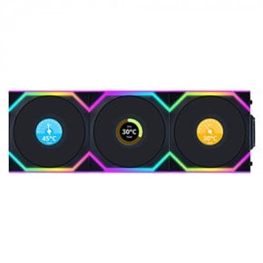 UNl FAN SL Wireless LCD 120 (3팩 블랙)