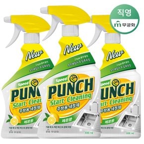 스피드펀치 주방용 세정제 800ml x 3개