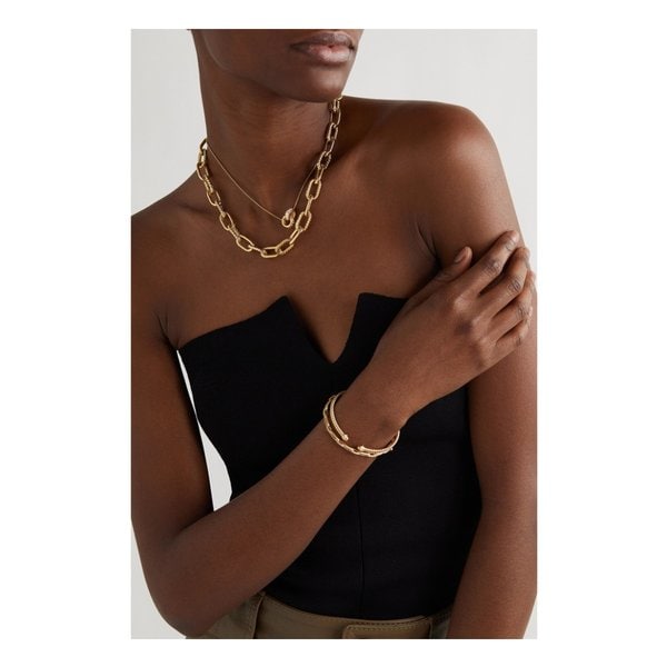 데이비드 율만 Modern Renaissance 18-karat Gold Diamond Necklace 골드 33258524072162647