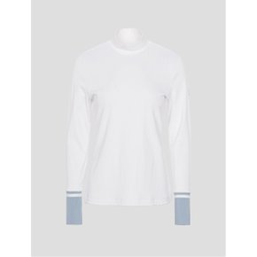 [빈폴] 여성 니트 하이브리드 긴팔 티셔츠  화이트 (BJ3141A021)