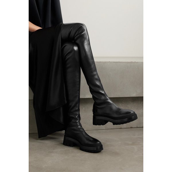 케이트 팔론 가죽 오버더니 부츠 46376663162984199