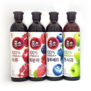  청정원 홍초900ml 석류 블루베리 복분자 사과식초음료