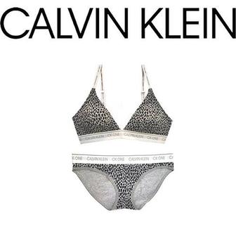 Calvin Klein Underwear 캘빈클라인 CK ONE 트라이앵글 브라렛 QF5730 레오파드