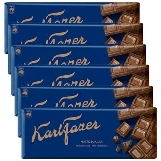  핀란드 Karl Fazer 칼 파제르 블루 밀크 초콜릿 200g 6팩