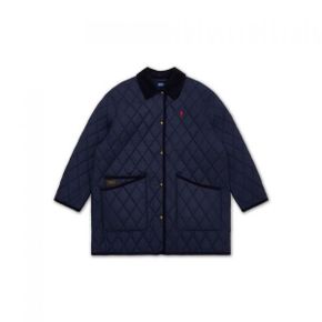 POLO RALPH LAUREN [ 10]퀼트 반 재킷-네이비