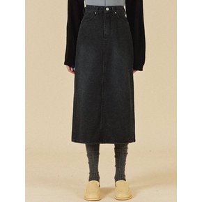 DAZE MIDI DENIM SKIRT