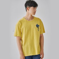 [지미테일러] Men 고흐 아이리스 T-shirt 명화 반팔티 (yellow)