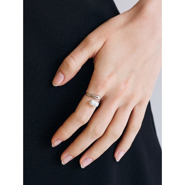 [SILVER] 퓨어 심플 펄 반지 JS-26-002R