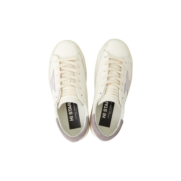 GOLDEN  レディース スニーカー GWF00118 F007537 12280 Women's Hi Star sneakers with silver heel tab | Golden Goose