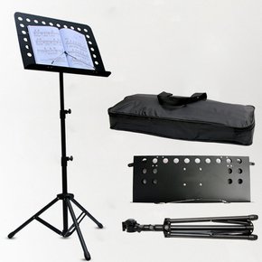 GLE-300 접이식 보면대 휴대용 악보 스탠드 거치대 가방 포함