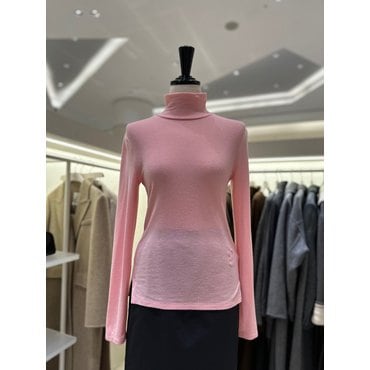 ZOOC 뒷 절개선 포인트 반목 폴라 티셔츠  Z244MSM022