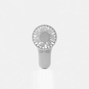 휴대용 USB LED 미니선풍기 화이트 C케이블 스트랩제공 휴대용선풍기 미니선풍기 작다 가볍다