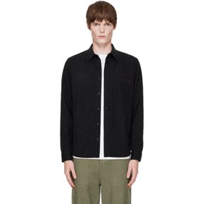 메르츠 비 슈바넨 블랙 코튼 트윌 셔츠 SHIRT01RT.99.3 99 deep black