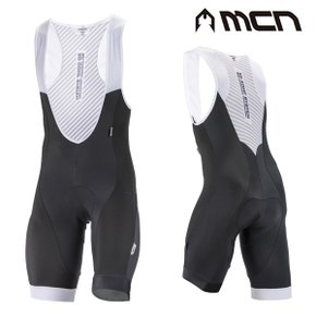 MCN 자전거빕숏 반바지 4부 하의 패드 블랙/화이트