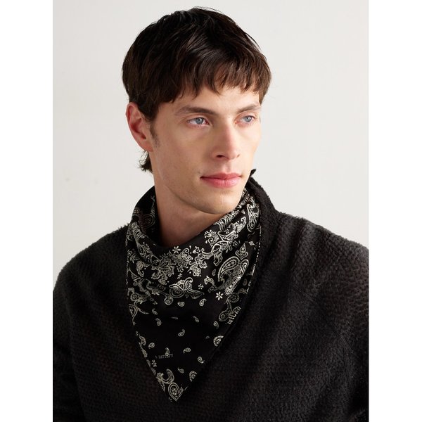 페이즐리 프린트 퍼즈플리스 밴다나 46376663162896056