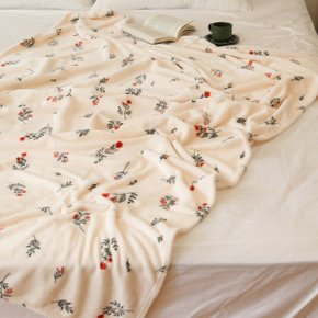 고밀도 소형 극세사 담요 5mm 부드러운 보온 블랭킷 플로리앙