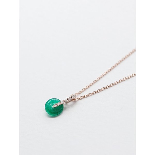 천연 비취 펜던트 목걸이(925실버)