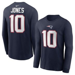 [해외] 1016999 나이키 NFL 남성 티셔츠 Mac Jones New England Patriots Nike Player Name  Num