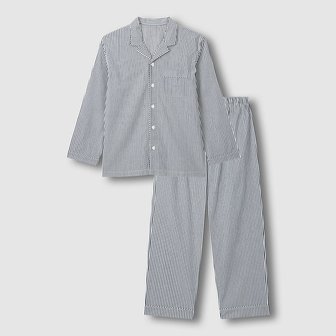 JAJU [셀럽픽] 남 코튼 스트레치 10부 파자마 세트 J216901101058