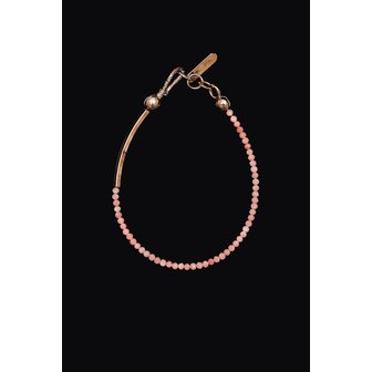 하지나 2mm Pink Coral Bracelet - 핑크산호