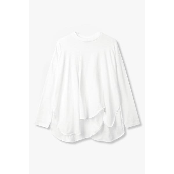 어시메트릭 드레이프 롱 티셔츠 EN15108001000