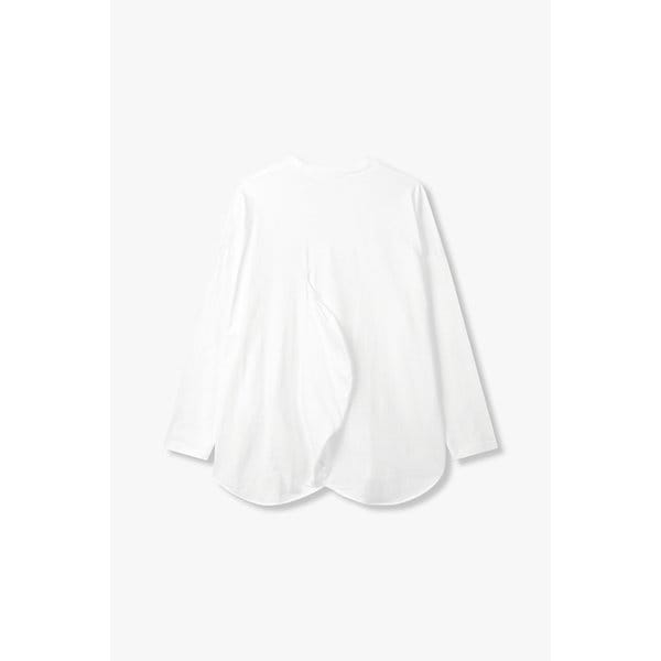 어시메트릭 드레이프 롱 티셔츠 EN15108001000