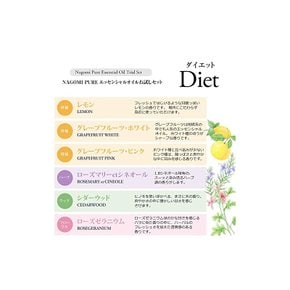 아로마오일 에센셜 오일 테스트 세트 해피 감귤 5mlx6병 아로마 천연 정유 NA