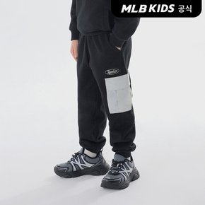 (공식)24FW 데일리 아웃도어 우븐배색 기모 팬츠 NY (Black) 7APTR0146-50BKS