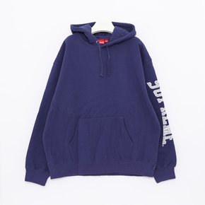 슬리브 사이드로고 스웨트 후드 남성 후드티 FW23SW49 WASHD NAVY