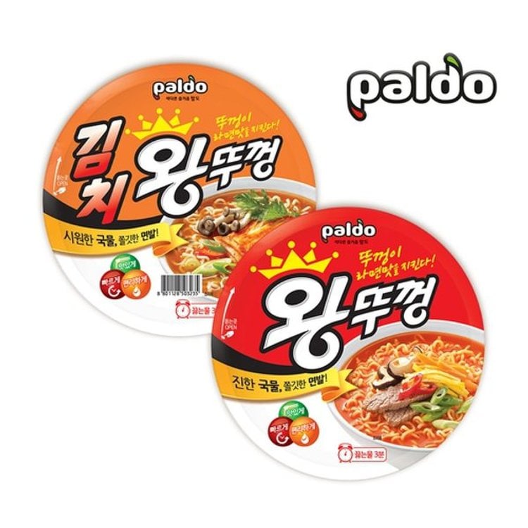 팔도] 왕뚜껑 컵라면 110G 2종 18개 / 왕뚜껑 / 김치왕뚜껑, 믿고 사는 즐거움 Ssg.Com