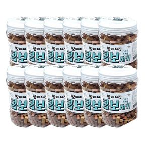 강아지 멍메이징 콤보져키 세트 반려견 간식 1kg 12P