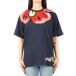 23SS (2TS022 4SG 77) 여성 보크 보이 기모노 반팔 티셔츠
