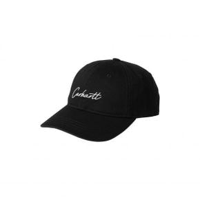 Carhartt 워크 인 Progress Delray 어드저스터블 트윌 베이스볼캡 야구모자 블랙 Wax 9196196