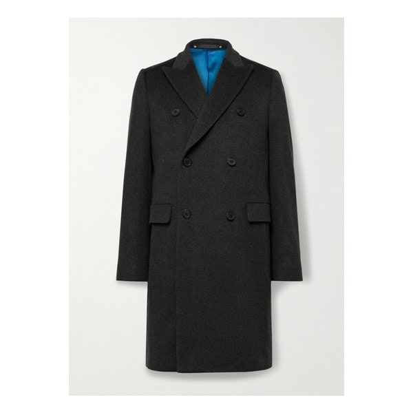 더블브레스트 울 캐시미어 블렌드 펠트 오버코트 46376663162903501