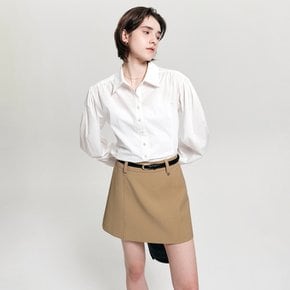 릴리 퍼프 슬리브 블라우스_화이트 / LILY PUFF SLEEVE BLOUSE_WHITE