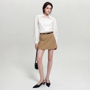릴리 퍼프 슬리브 블라우스_화이트 / LILY PUFF SLEEVE BLOUSE_WHITE