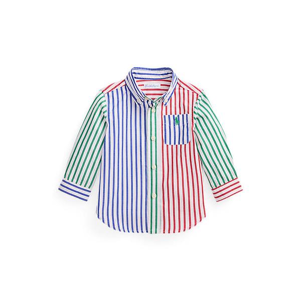 랄프 로렌 베이비 남아 스트라이프 코튼 포플린 펀 셔츠(CWPOWOVI6820179999)