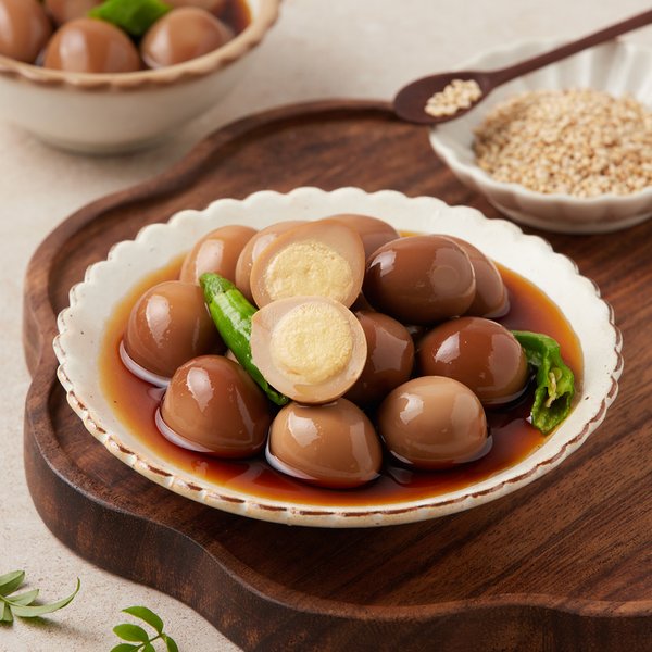 메추리알유정란장조림 170g