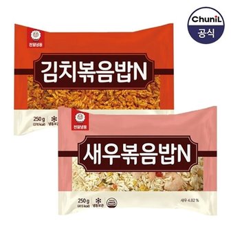 천일식품 새우볶음밥250g x 5봉 + 김치볶음밥250g x 5봉