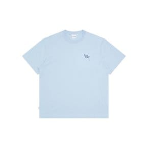 엔젤 와펜 반팔 티셔츠 - SKY BLUE Z265UST020