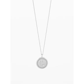 IC COIN NECKLACE_SILVER