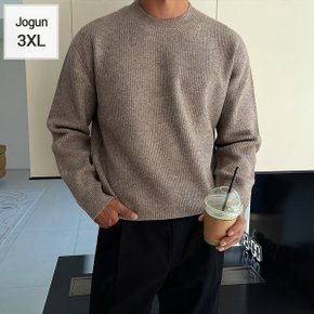 빅사이즈 따뜻한 데일리 하찌 보카시 니트_JG1990