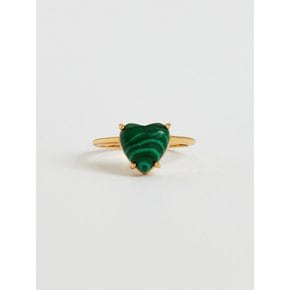 Petite Heart Ring_Green