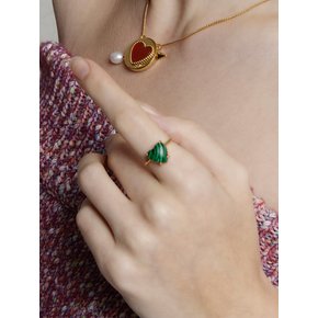 Petite Heart Ring_Green