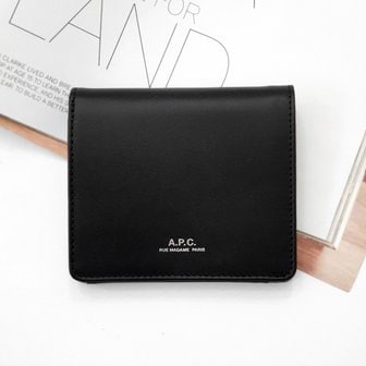 아페쎄 남성 지갑 마엘 컴팩트 월렛 PXAWV-H63460 LZZ A.P.C. Mael Compact Wallet