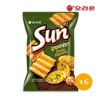 오리온 [W]오리온 태양의맛 썬 갈릭바게트(80g) x 6개