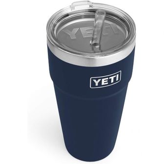  영국 예티 텀블러 YETI Rambler 26 oz Straw Cup Vacuum ulated 스테인리스 스틸 with Lid Navy