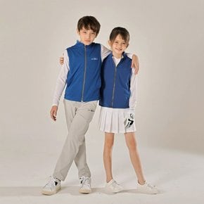 Kids / Junior golf 기능성 스판 데일리 양면 베스트 ( 파랑/아이보리 )